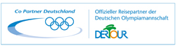 DERTOUR - Offizieller Reisepartner der Deutschen Olympiamannschaften - Logo
